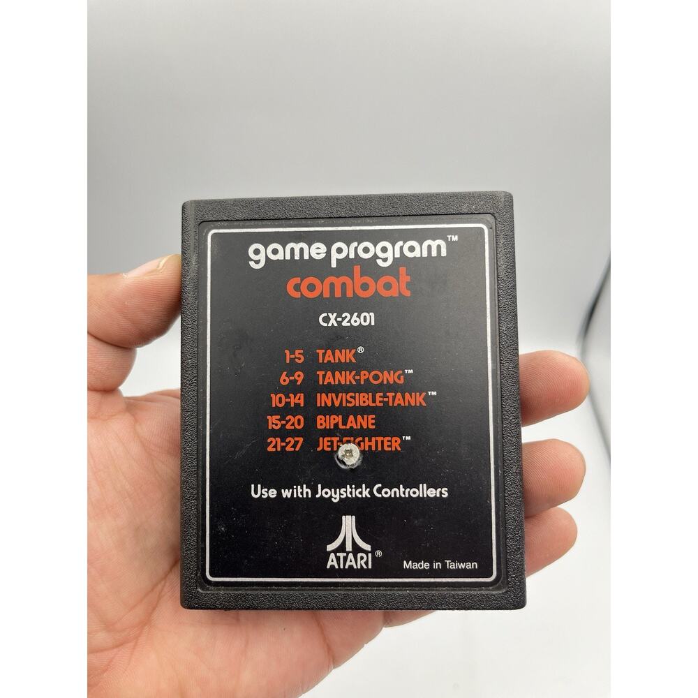 Atari Game Program Combat cx-2601 Vintage Videogames